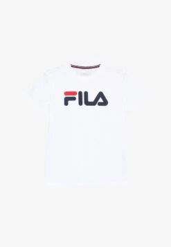 Fila LOGO KIDS UNISEX - Sport T-shirt - White -Fila Verkaufe 669de87025f3473699a681328670a6fc