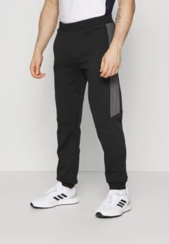 Fila ROSENHEIM SLIM FIT PANTS - Jogginghose - Black Beauty/iron Gate