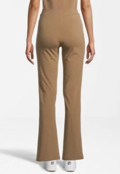 Fila COMINES HIGH WAIST - Stoffhose - Sepia Tint -Fila Verkaufe 684dc3253f854a42a0d685711004d112