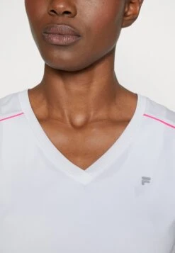 Fila MARLIS - Sport T-shirt - White -Fila Verkaufe 6c4dae04895c4c3eadf63f08bab2fc83