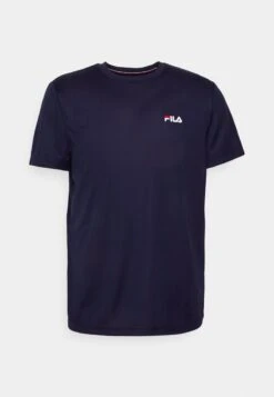 Fila LOGO SMALL - Sport T-shirt - Navy -Fila Verkaufe 6f6325bbfb1e4845876c6902938aa815