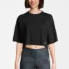Fila APPAREL RECANATI CROPPED - T-Shirt Basic - Black