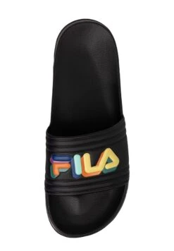 Fila MORRO BAY LOGO - Pantolette Flach - Black -Fila Verkaufe 74b53448c0664a38afbadde8bd1f862c