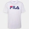Fila BELLANO TEE UNISEX - T-Shirt Print - Bright White -Fila Verkaufe 74b7855bb98b40d3aa613d4332952b07