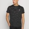 Fila STRIPES - T-Shirt Print - Black/white -Fila Verkaufe 7607ddc14b734764827d1714b8437405