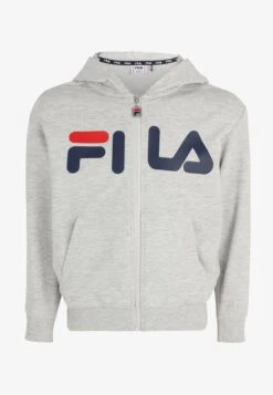Fila APPAREL BALGE CLASSIC LOGO ZIP HOODY - Sweatjacke - Light Grey Melange