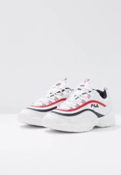 Fila RAY - Sneaker Low - White/navy/red -Fila Verkaufe 76c6bfd5587046f484f3fa7a2d30ea84