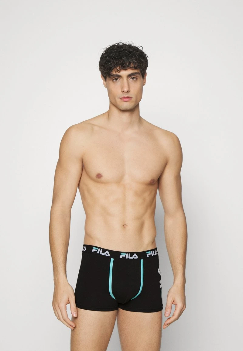 Fila MAN BOXER 4 PACK - Panties - White/navy/blue Light/black 3 Fila MAN BOXER 4 PACK - Panties - White/navy/blue Light/black