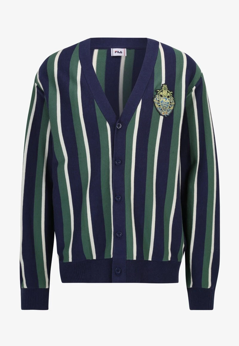 Fila TRABITZ - Strickjacke - Medieval Blue Knitted Stripes 6 Fila TRABITZ - Strickjacke - Medieval Blue Knitted Stripes – Bild 4