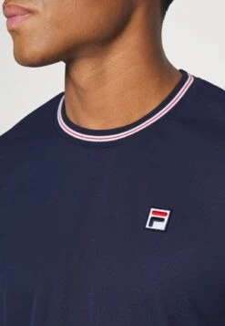 Fila MARLON - Sport T-shirt - Navy -Fila Verkaufe 7f852be7d3ec42a7b84f77895643be9b
