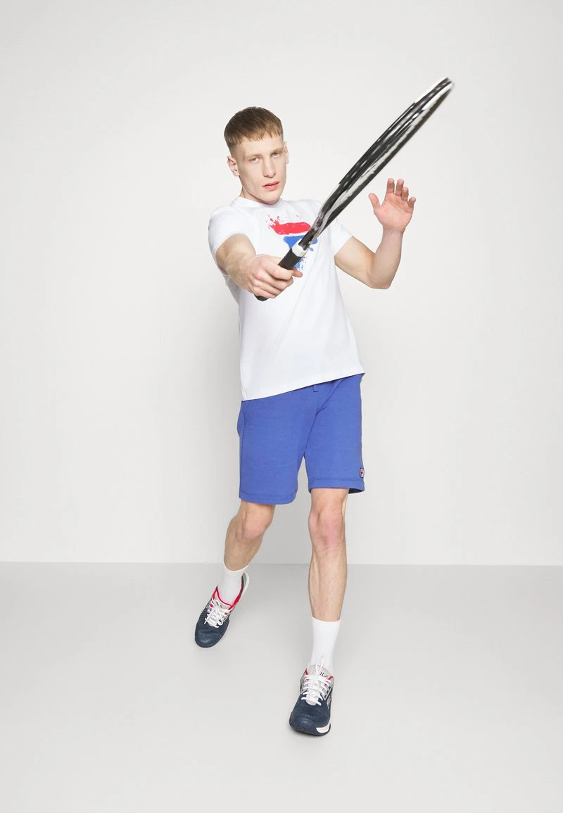 Fila NEVIO - T-Shirt Print - White/red 6 Fila NEVIO - T-Shirt Print - White/red – Bild 4