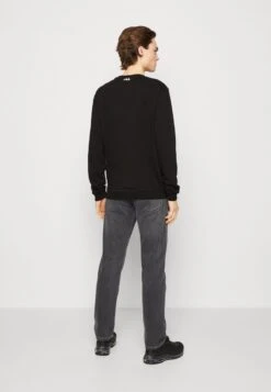 Fila BARBIAN CREW UNISEX - Sweatshirt - Black -Fila Verkaufe 81e811e1e51442d48bb49c7b4275fb4b