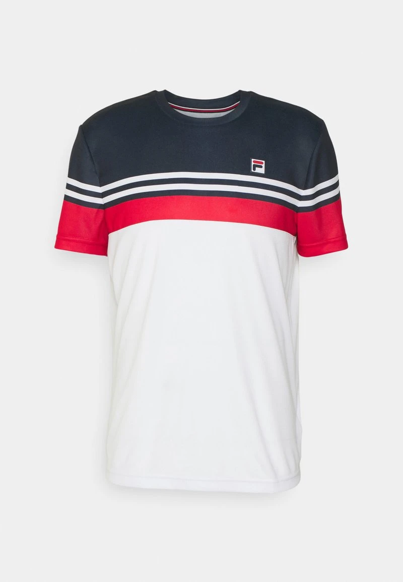 Fila MALTE - Sport T-shirt - White/red 6 Fila MALTE - Sport T-shirt - White/red – Bild 4