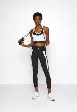 Fila RABENAU HIGH WAIST - Tights - Black Beauty/lucent White -Fila Verkaufe 8df7b491f5da472a9826493ebdf5b8ee