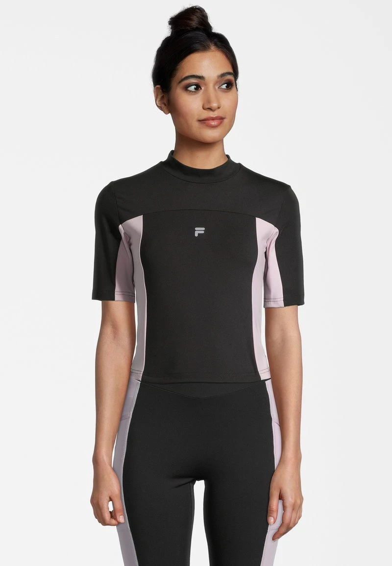 Fila RIVA - T-Shirt Print - Black Fair Orchid 3 Fila RIVA - T-Shirt Print - Black Fair Orchid