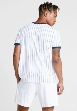 Fila STRIPES - T-Shirt Print - White/peacoat Blue -Fila Verkaufe 8f79347065a14c8580ee3a83c7985ac9