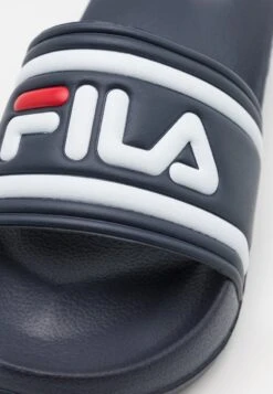 Fila MORRO BAY TEENS UNISEX - Pantolette Flach - Dress Blues -Fila Verkaufe 91d296adef8a470faa0c919582178aa3