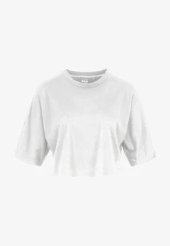 Fila APPAREL RECANATI CROPPED - T-Shirt Basic - Bright White -Fila Verkaufe 92c0f1a89b444358bd8b021cf04563f8