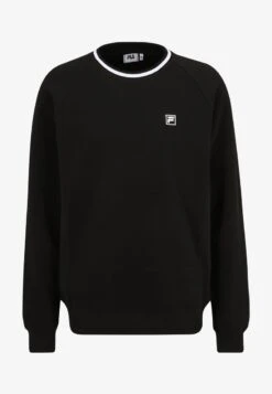 Fila BILECIK RAGLAN CREW - Sweatshirt - Black -Fila Verkaufe 934b473ed00f41a8accb2796994d5c80