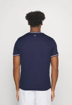 Fila MARLON - Sport T-shirt - Navy -Fila Verkaufe 988dae680eed496483d405239588aac7