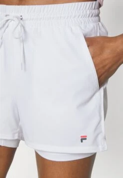 Fila SHORTS EVIE - Kurze Sporthose - White -Fila Verkaufe 99a4cc4c622b49518ffe3056a02bbe8b