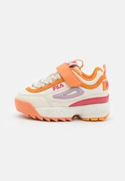 Fila DISRUPTOR UNISEX - Sneaker Low - Marshmallow/shell Coral