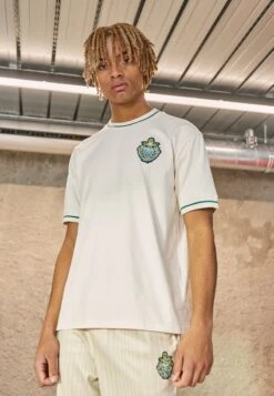 Fila THOMM TEE - T-Shirt Print - Antique White