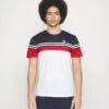 Fila MALTE - Sport T-shirt - White/red -Fila Verkaufe a0844c8230374b3babb0685ea4f7527d