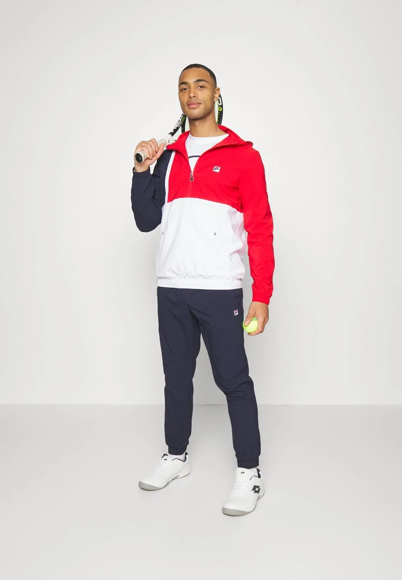 Fila TRACKSUIT HANNO SET - Trainingsanzug - White/red 4 Fila TRACKSUIT HANNO SET - Trainingsanzug - White/red – Bild 2
