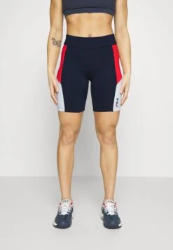Fila SHORT HELENA - Tights - Navy/white