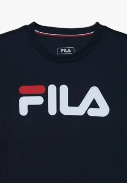 Fila LOGO KIDS UNISEX - Sport T-shirt - Peacoat Blue -Fila Verkaufe a540de7a97bd471aa11904ff2af1ded8