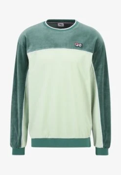 Fila APPAREL ZUDAR CREW - Sweatshirt - Blue Spruce Silt Green -Fila Verkaufe a7e7c6b48b684ca6af640c6db4d88dd8