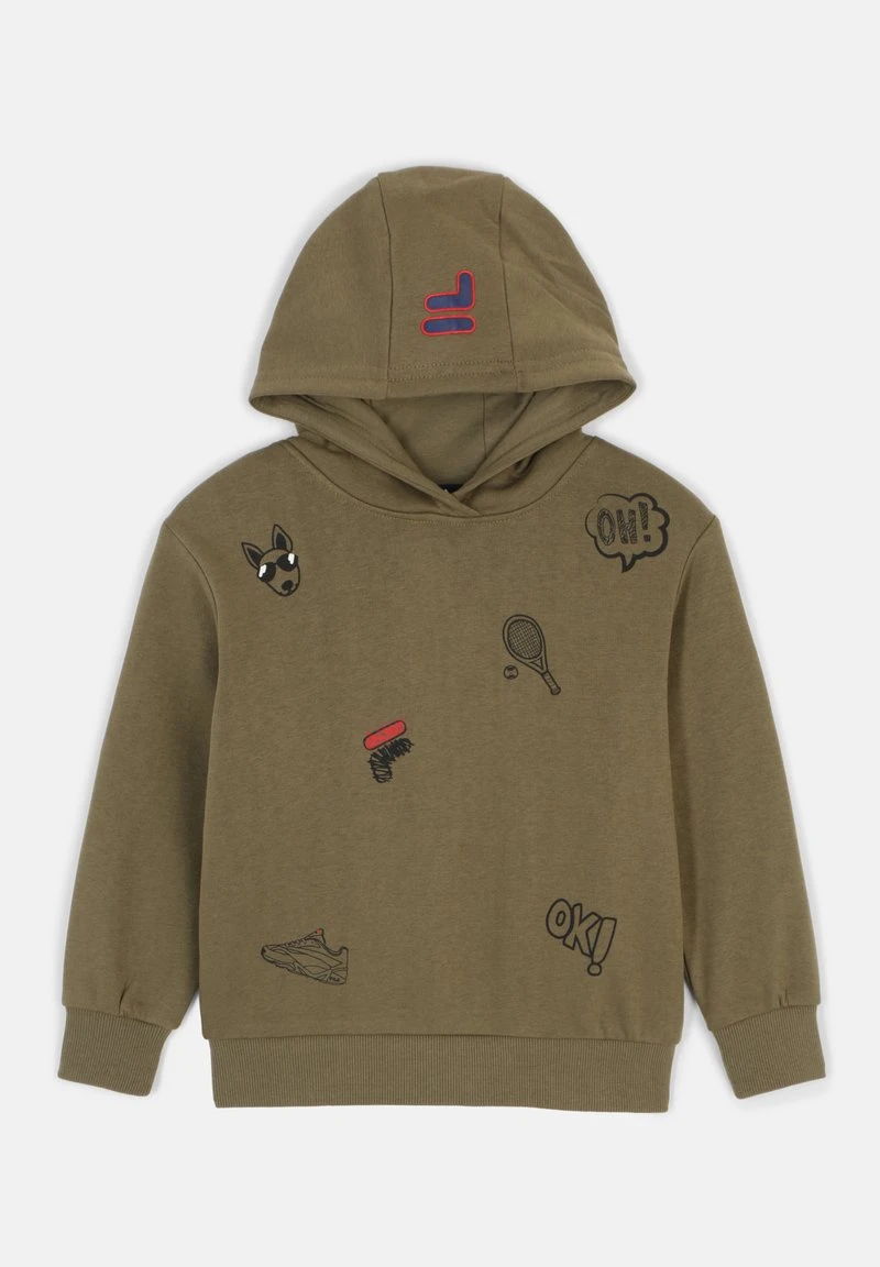 Fila BAKERSIELD - Kapuzenpullover - Burnt Olive 4 Fila BAKERSIELD - Kapuzenpullover - Burnt Olive – Bild 2