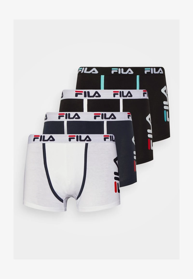 Fila MAN BOXER 4 PACK - Panties - White/navy/blue Light/black 7 Fila MAN BOXER 4 PACK - Panties - White/navy/blue Light/black – Bild 5