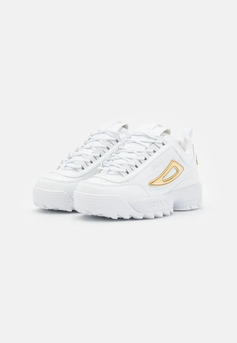 Fila DISRUPTOR M WMN - Sneaker Low - White/gold 5 Fila DISRUPTOR M WMN - Sneaker Low - White/gold – Bild 3