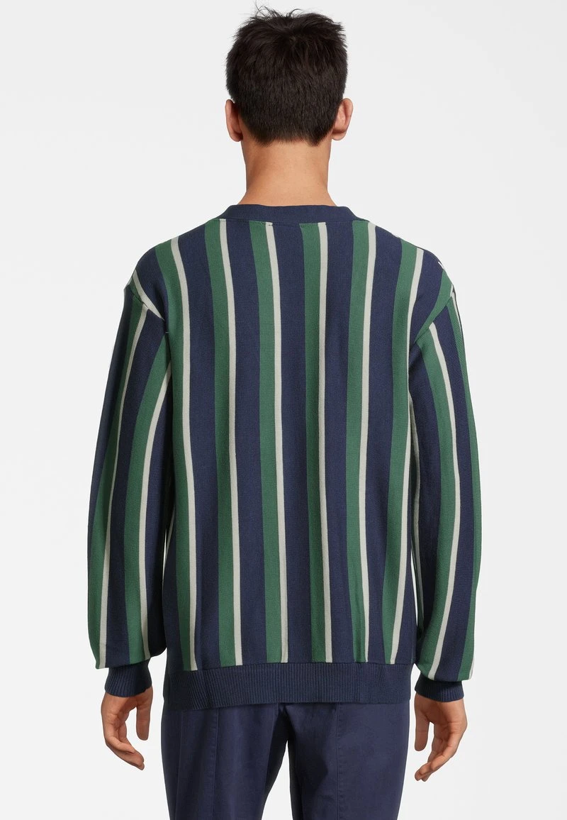 Fila TRABITZ - Strickjacke - Medieval Blue Knitted Stripes 5 Fila TRABITZ - Strickjacke - Medieval Blue Knitted Stripes – Bild 3