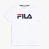 Fila LOGO KIDS UNISEX - Sport T-shirt - White