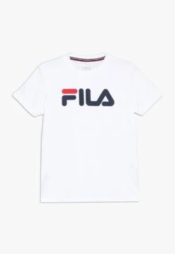 Fila LOGO KIDS UNISEX - Sport T-shirt - White