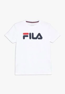 Fila LOGO KIDS UNISEX - Sport T-shirt - White -Fila Verkaufe b04fd0efa8114a0088ad060cb6d8722b
