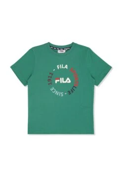 Fila PRAROLO REGULAR - T-Shirt Print - Green Jacket