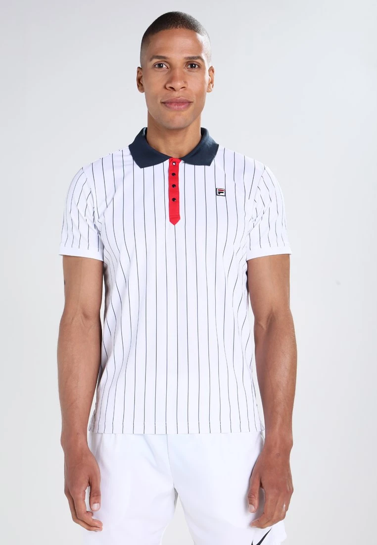 Fila STRIPES - Poloshirt - White/peacot Blue/red 3 Fila STRIPES - Poloshirt - White/peacot Blue/red