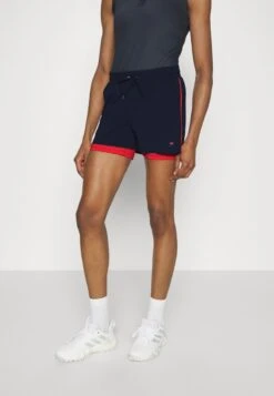 Fila SHORTS EVIE - Kurze Sporthose - Navy/red