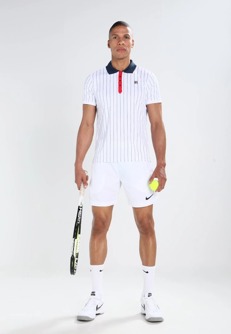 Fila STRIPES - Poloshirt - White/peacot Blue/red 4 Fila STRIPES - Poloshirt - White/peacot Blue/red – Bild 2