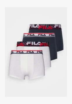 Fila MAN BOXER 4 PACK - Panties - White/navy -Fila Verkaufe b90c113265e646678a81284ded70d2cd