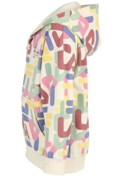 Fila TRENNEWURTH AOP - Sweatjacke - Antique White Letter Aop -Fila Verkaufe b96bc32fe73245d5b56620ddc08129ce