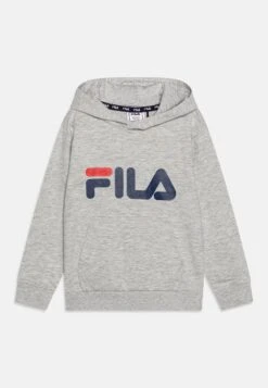 Fila BAJONE CLASSIC LOGO HOODY UNISEX - Sweatshirt - Light Grey