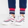 Fila RAY - Sneaker Low - White/navy/red -Fila Verkaufe bcb63afb77b54b80a5cac104c72a38a0