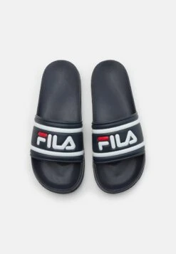 Fila MORRO BAY UNISEX - Pantolette Flach - Dress Blue -Fila Verkaufe bf33aa51e2e34498a1b1322122b9295e
