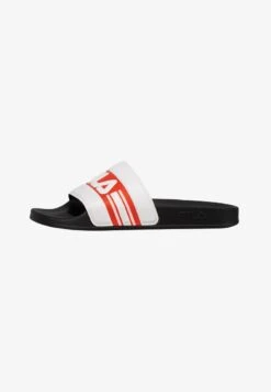 OCEANO WMN - Badesandale - Black-fila Red