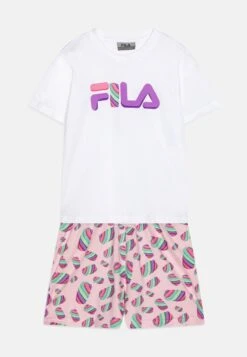 Fila JUNIOR GIRL - Nachtwäsche Set - White/sweet Pink